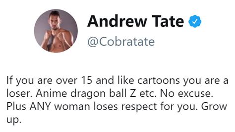 Andrew Tates Anime Tweet